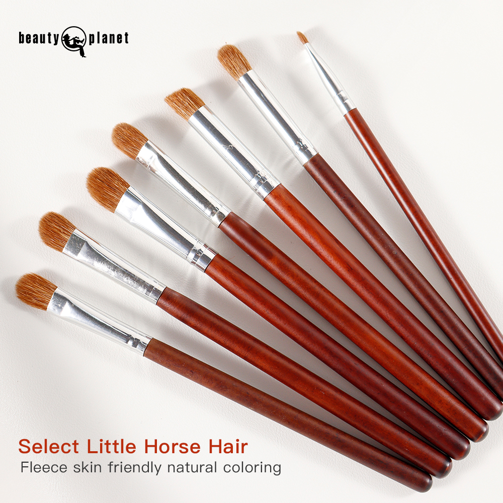 Beauty Planet Factory Wholesale Private Label Professional Makeup Brushes Eye Natural Hair Concealer Eyeshadow Brush Set