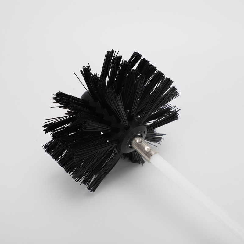 Premium Industrial Synthetic Fiber Picote Coating Brush OEM Customization Rubber Handle 100mm Diameter for Sewer Pipe