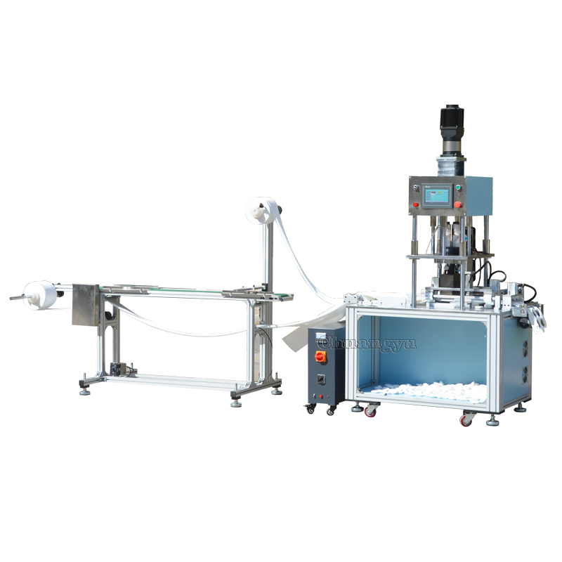 Automatic Cosmetic Makeup Puff Making Machine View 1