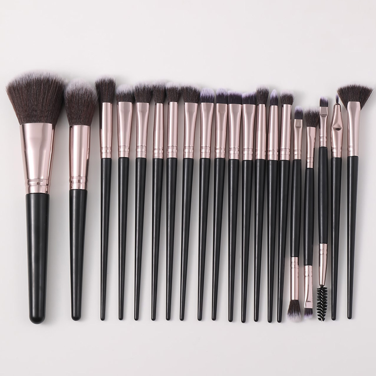Manufacturer Wholesale 20-Piece Portable Makeup Brush Set Beginner Blush Synthetic Hair Beauty Tools for Face Use