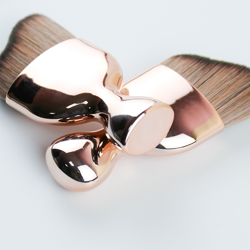 Portable Multi-Function Synthetic Hair Makeup Brush Custom Personalized For Foundation Face Makeup Contouring Blending Stippling