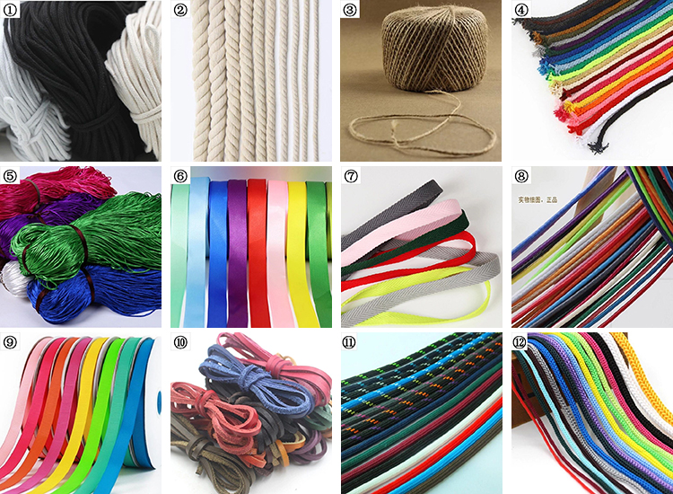 Drawstring and handle string options