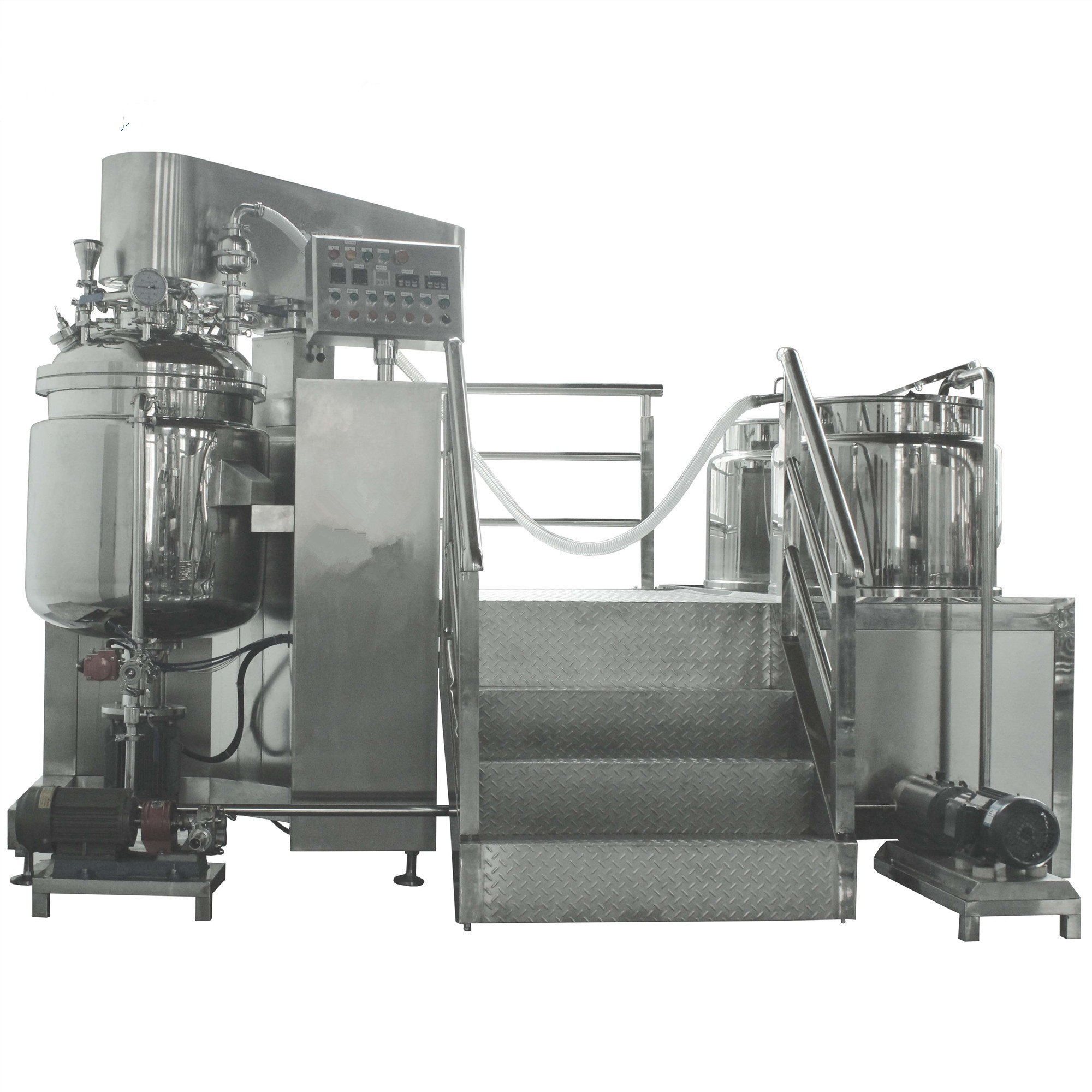 Ruiyuan Professional All-in-One Automatic Vacuum Homogenizer Cream Manufacturing Equipment for Makeup &amp; Skincare
