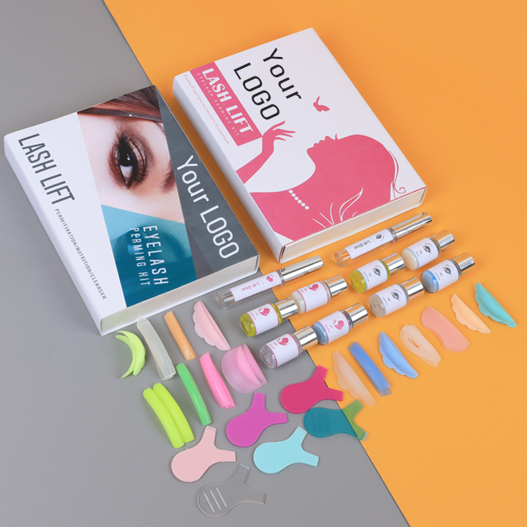 Professional Eyelash Keratin Lifting Set Private Label Oem Eye Lash Lift Kit with Balm Lotion Tools for Attractive Eyelashes