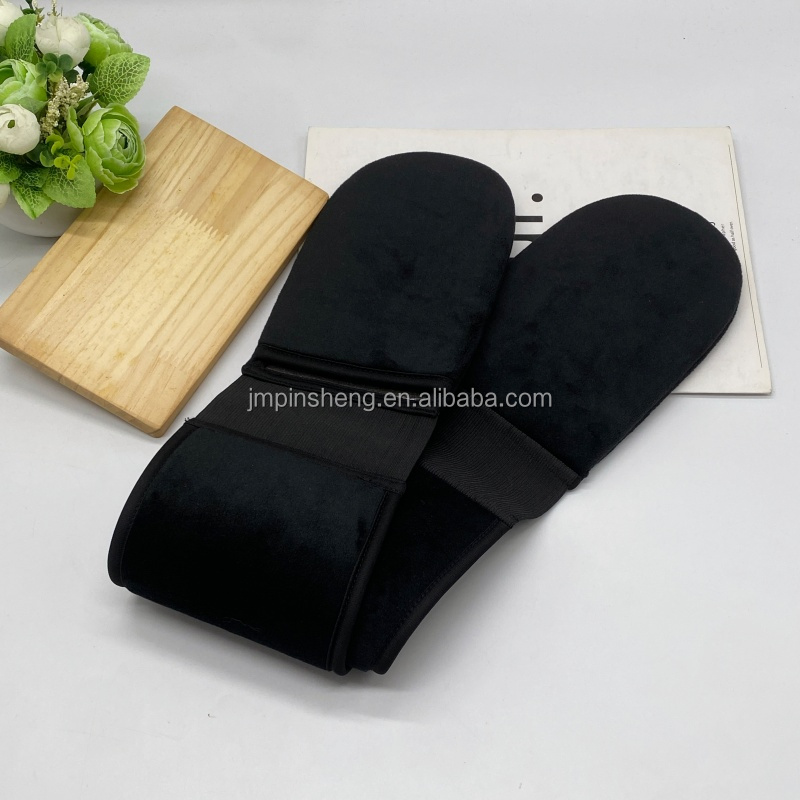Hot Selling Self Tanning Glove Applicator Kit Long Face Back Lotion Sponge Velvet Material Skin-friendly Modest Luxury for