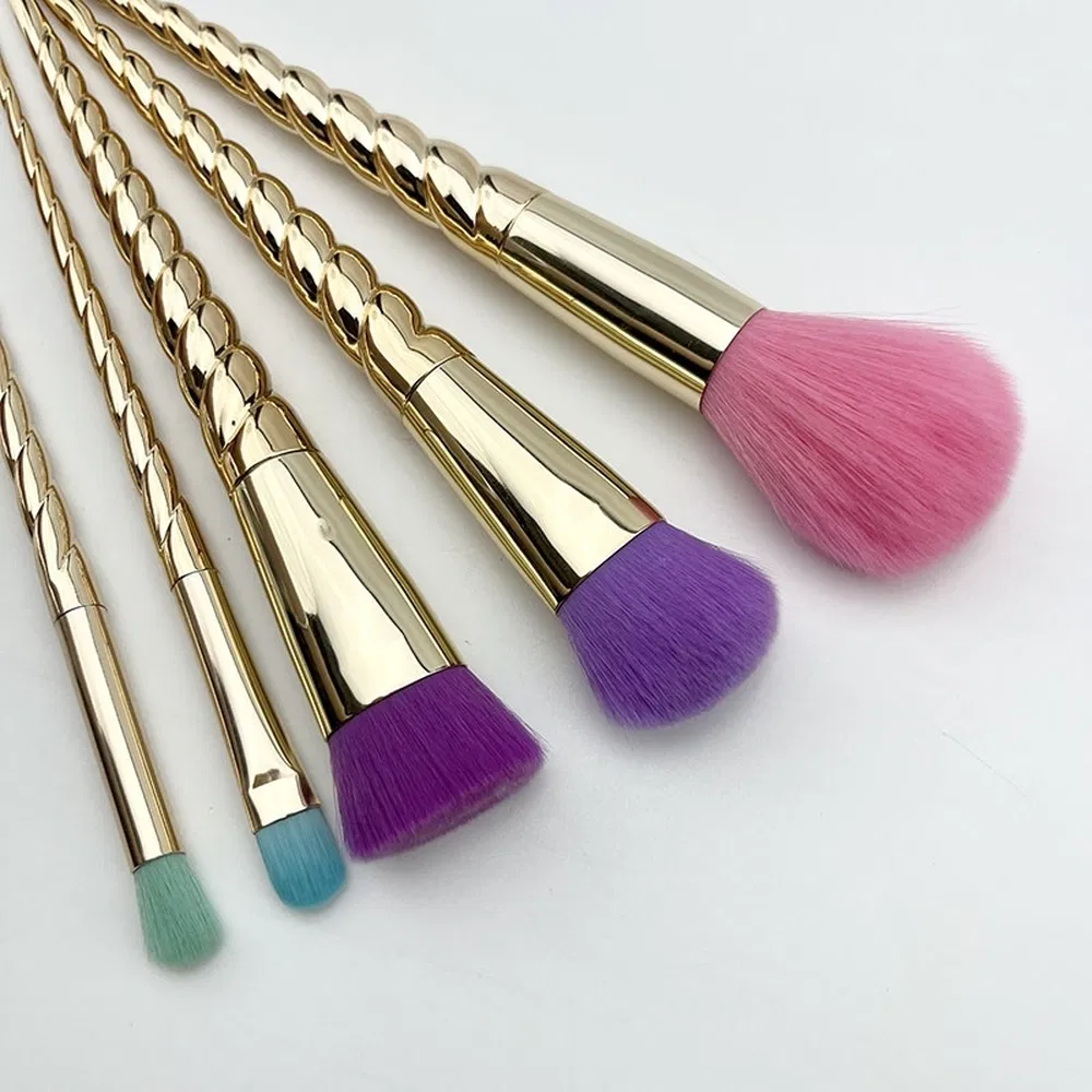Powder Dispenser Cosmetic Brush Manufacturing Gradual Brush Handle Fluffy Makeup Brush