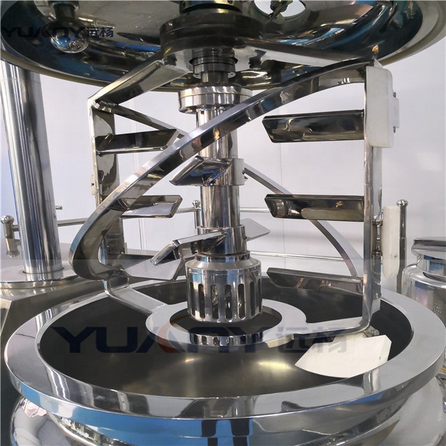 CE Cosmetics Manufacturing Industrial Snail Slime Emulsifier Vacuum Homogenizer Mixer Beauty Cream Toothpaste Making Machine