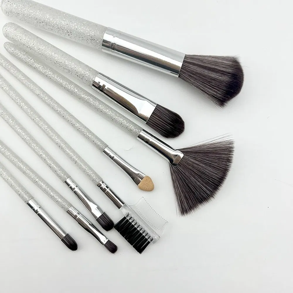 Retractable Cosmetic Brush Manufacturing Easy to Clean Vegan Makeup Brush Set