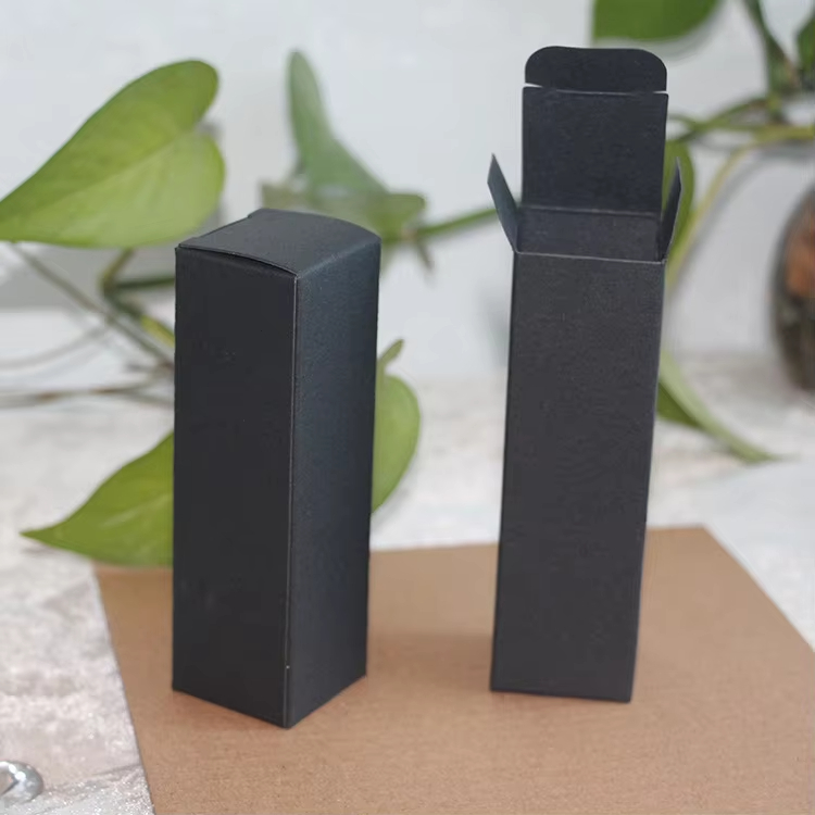 Custom Portable Mini Tube Cardboard Box for Perfume &amp; Cosmetics Packaging Self-Erecting with Handle Eco-Friendly Reusable Design