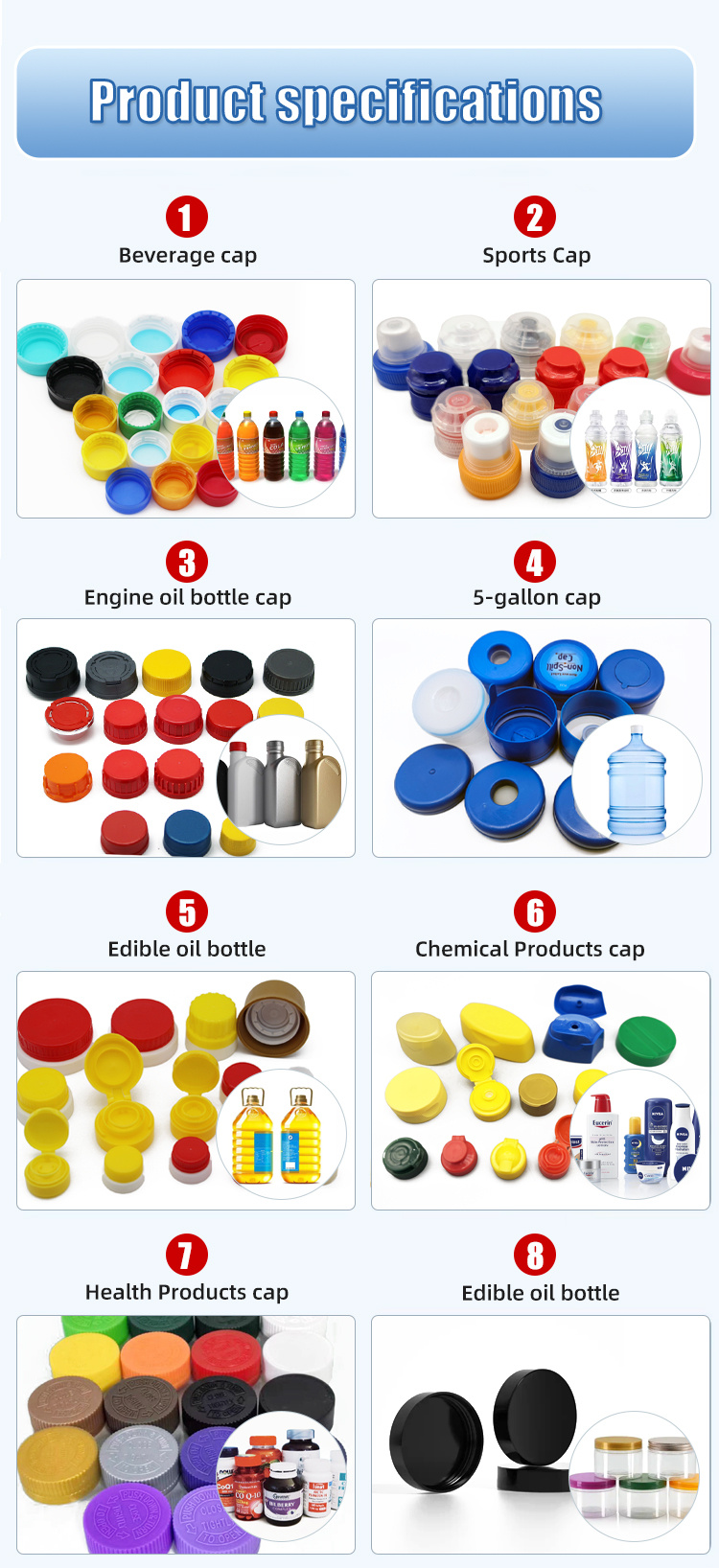 Push-pull Water Cap Features