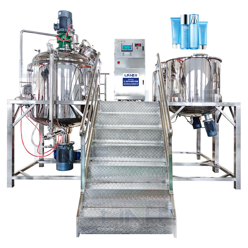 Cosmetic Lotion Making Machine Beauty Cream Mixer Stirrer Wax Gel Ointment Mixing Tank Industrial Blender Machine