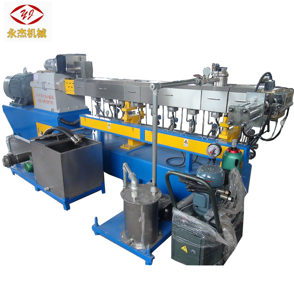 PA6 PA66 Fiberglass Nylon Twin Screw Extruder Machine With PLC &amp; Gearbox High Productivity