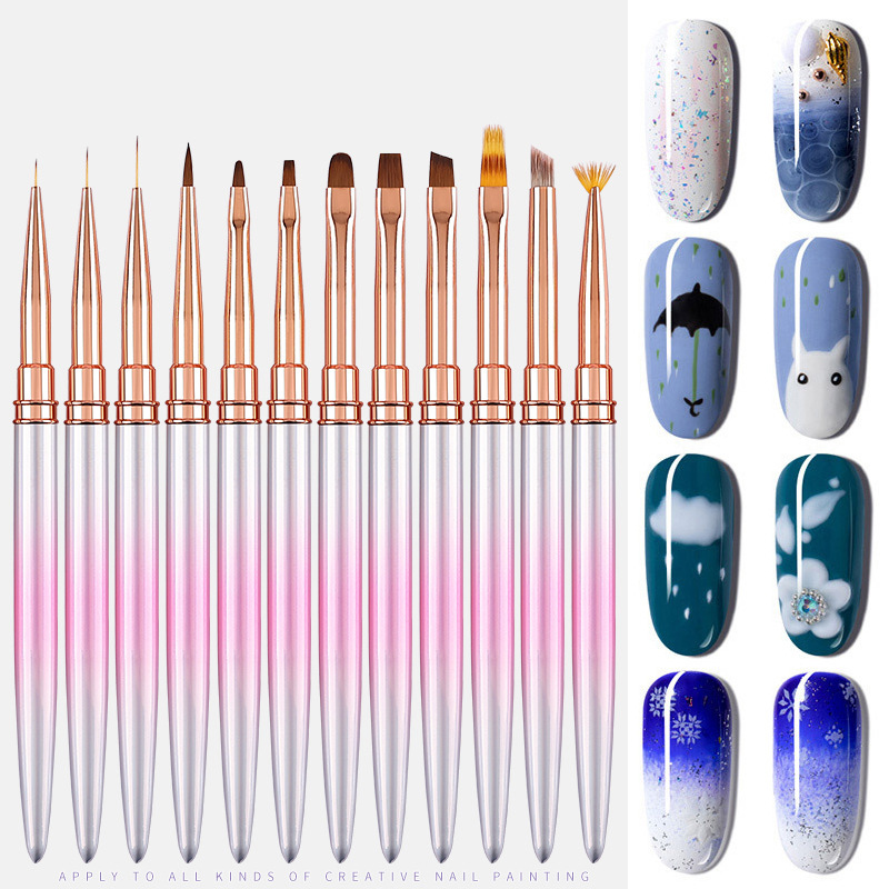 Private Label Kolinsky Nail Brush Custom Details