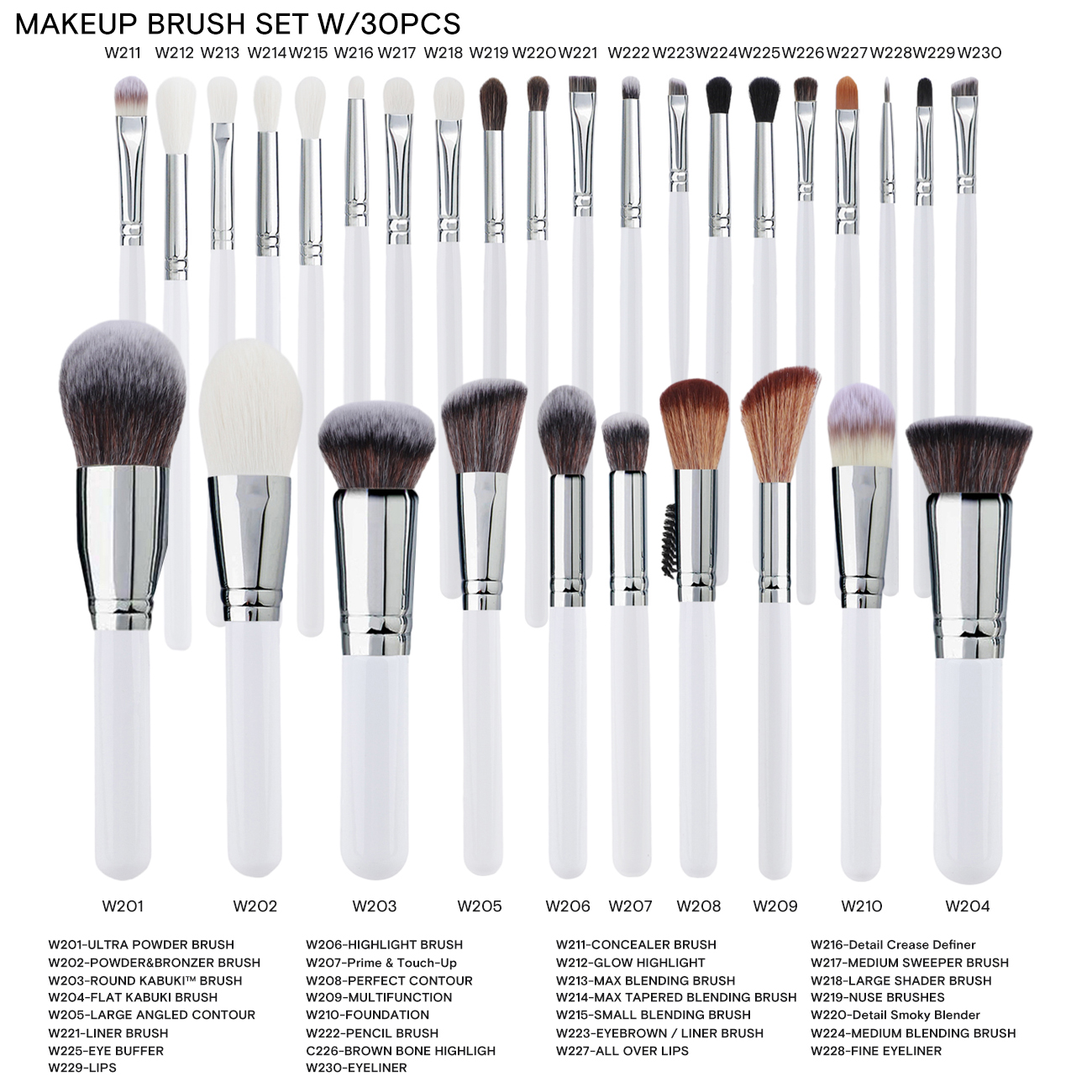 HMU Pink Makeup Brushes High Quality Wholesale Luxury Brush Set Pink Vegan 30pcs Pink Make up Brushes With Custom Logo