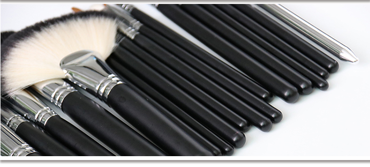 Professional 18 Pcs Natural Hair Makeup Brush Set High Quality Goat Hair Copper Ferrule Accept Customized