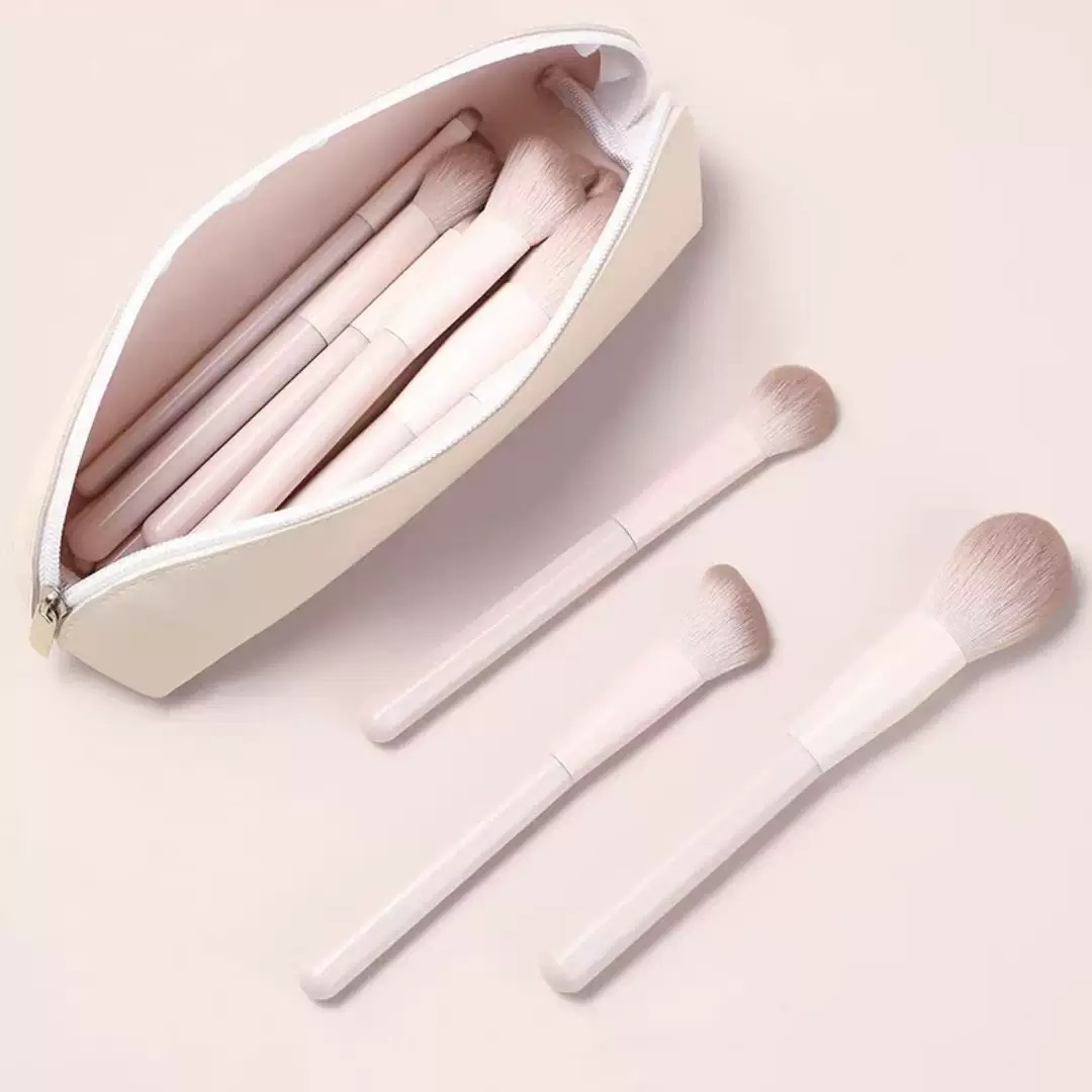 13 Pcs Vegan Synthetic Hair Fan Brush Makeup Brushes Set Luxury Pink Custom Private Label High Quality Plastic Handle Eye Face
