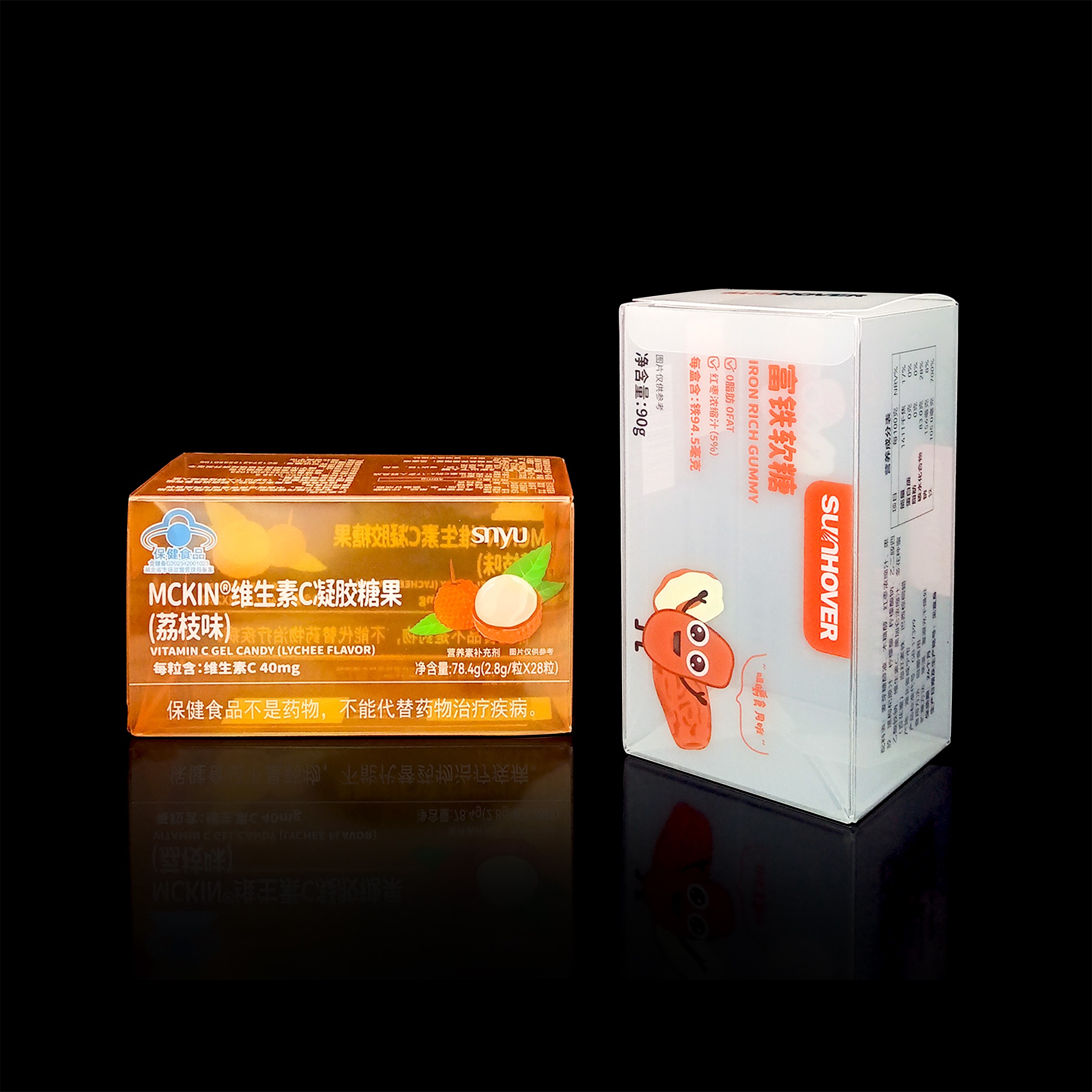 Custom Transparent PVC &amp; PP Plastic Folding Box Eco-friendly Packaging for Makeup Brushes for Cosmetic Use and Makeup Tools