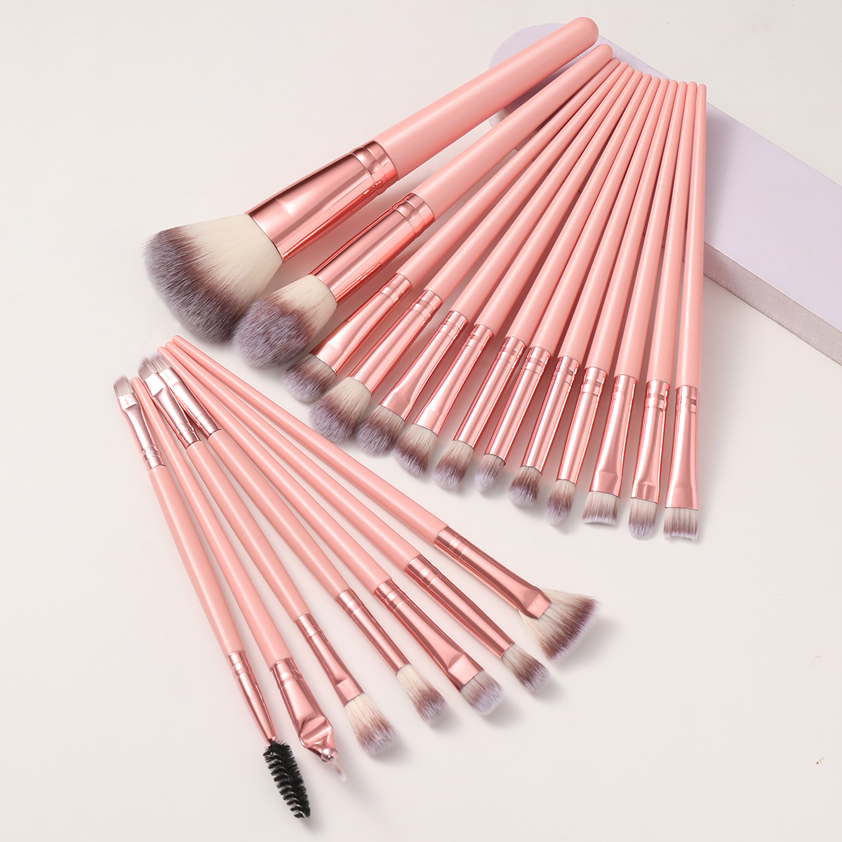 Manufacturer Wholesale 20-Piece Portable Makeup Brush Set Beginner Blush Synthetic Hair Beauty Tools for Face Use