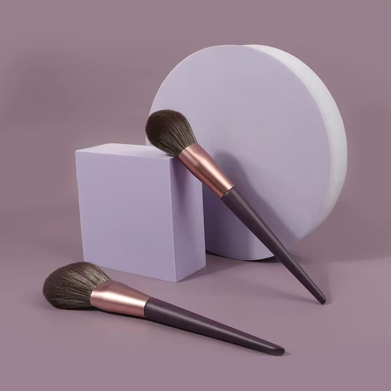 Minimalist Women Girls Gifts 10-Piece Makeup Brushes Private Label Beginners Face Daily Use Equip Bag Portable Makeup Brush Set