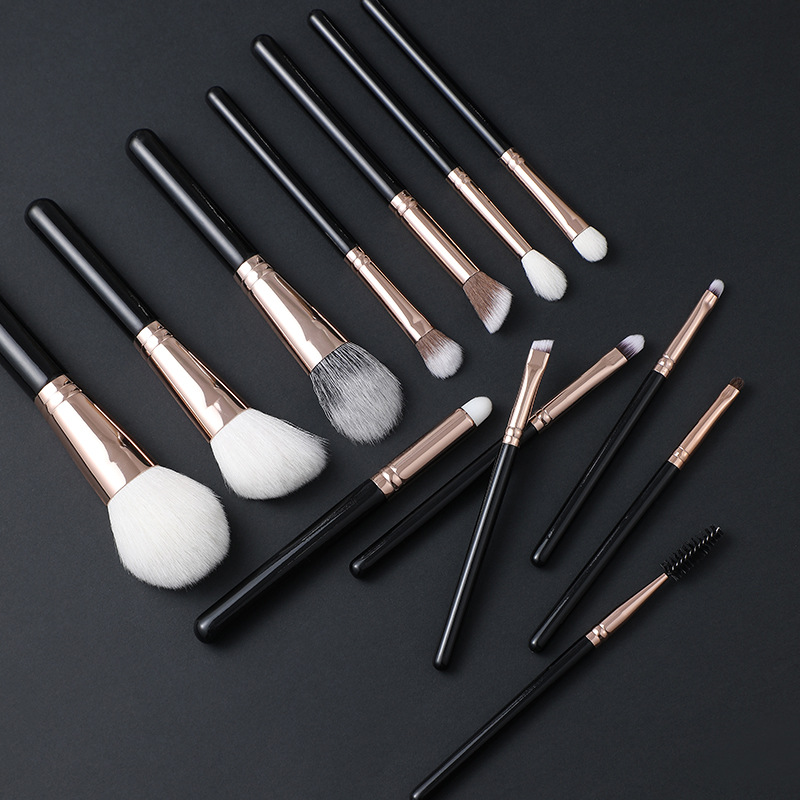 High-end High Quality 13-Piece Goat Hair Make up Set Custom Logo Natural Professional Makeup Brush Set