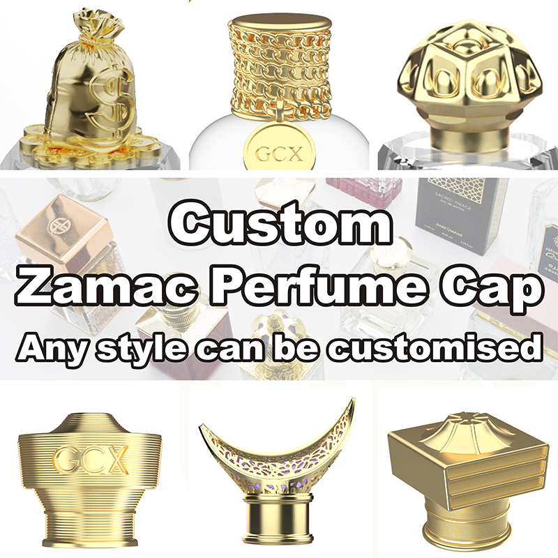 OEM ODM Zamac Perfume Cap Manufacturer Bespoke Metal Lid with Custom Brand Name Letters for High End Perfumery