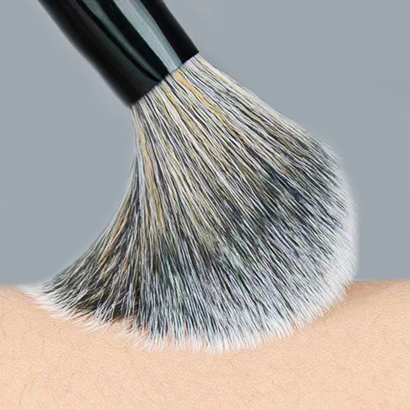 Personalised Dense Vegan Synthetic Face Concealer Black Wholesale Professional Custom Logo Luxury High Quality Makeup Brush Set