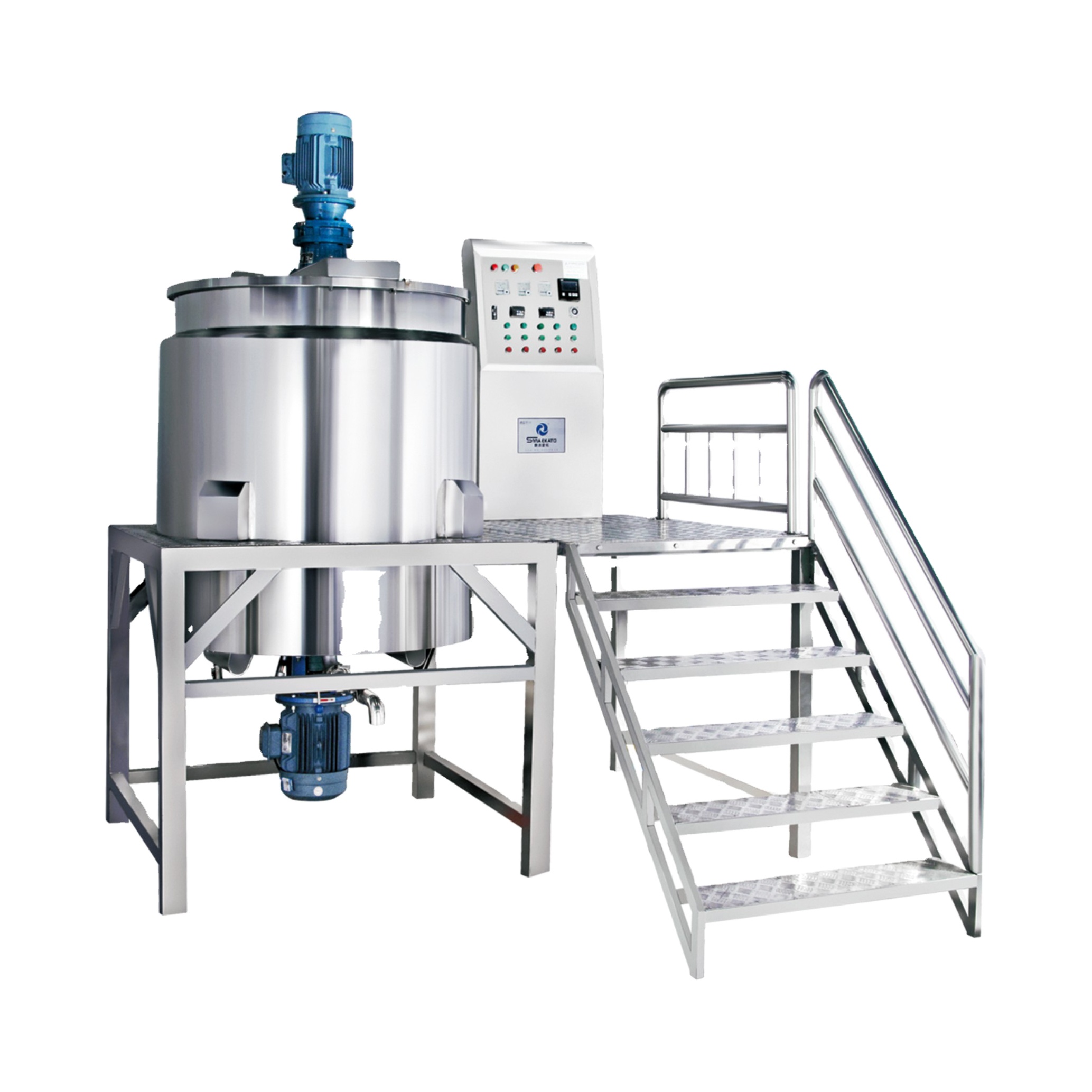 Cosmetic Machine Vacuum Emulsifier Emulsifying Homogenizer Detergent Lotion Soap Hand Sanitizer Shampoo Mixer Making Machine