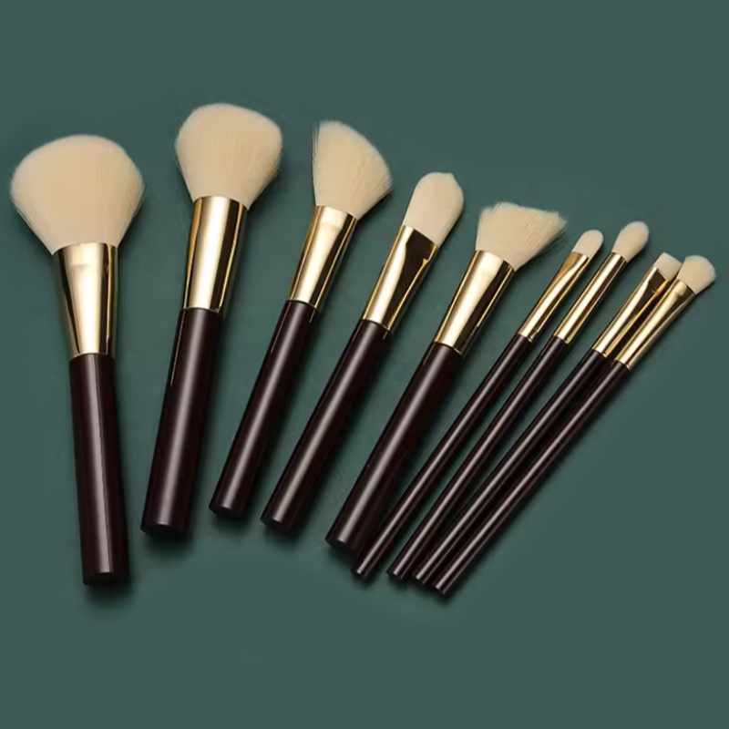 China Manufacturer Wholesale Premium Natural Animal Goat Hair Makeup Brushes Set Oem High Quality Make up Brush Kits Custom logo
