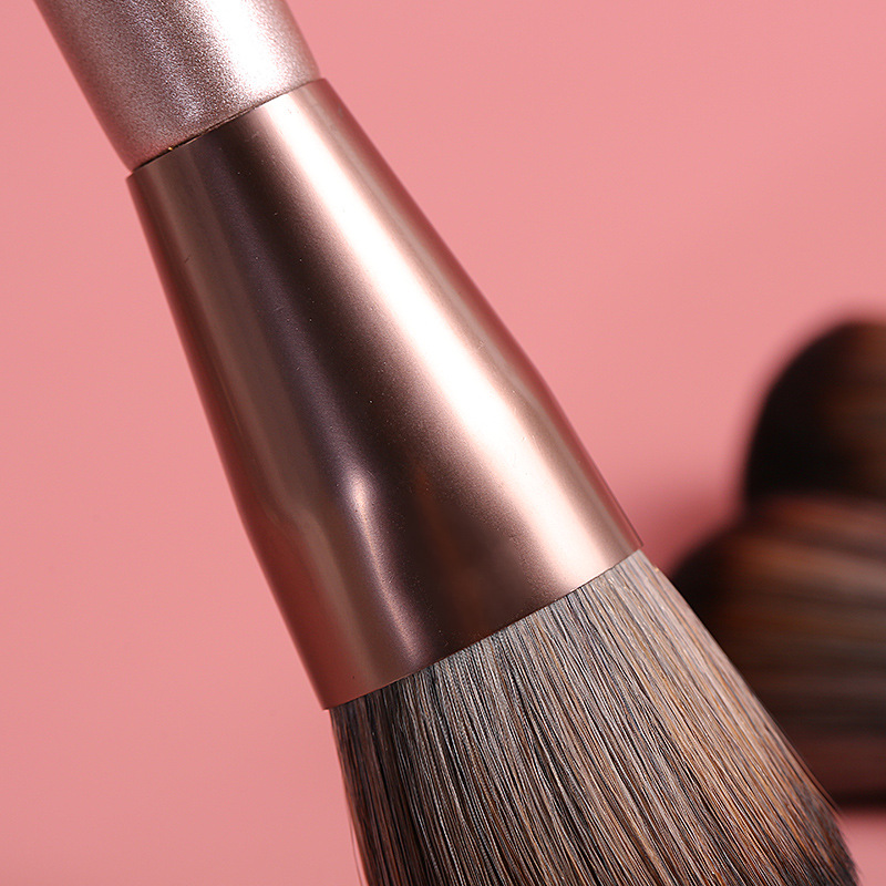 Wholesale 12pcs Purple Makeup Brush Set Bag Custom Logo Synthetic Hair Eyeliner and Concealer Brushes Beauty Tools with Logo