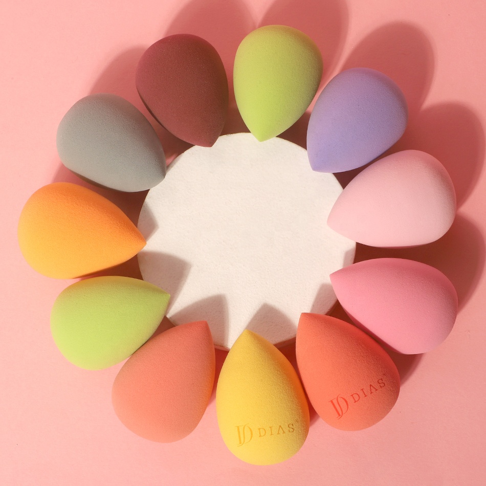 Professional Soft Blender Latex Free Biodegradable Beauty Egg Cosmetics Blender Wholesale Customized Packaging Custom Logo Face