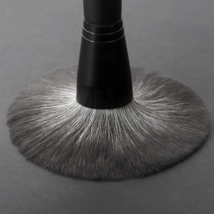 High Quality 12pcs Wholesale Synthetic Fiber Hair Private Label Professional Vegan Luxury Black Custom Logo Makeup Brushes Set