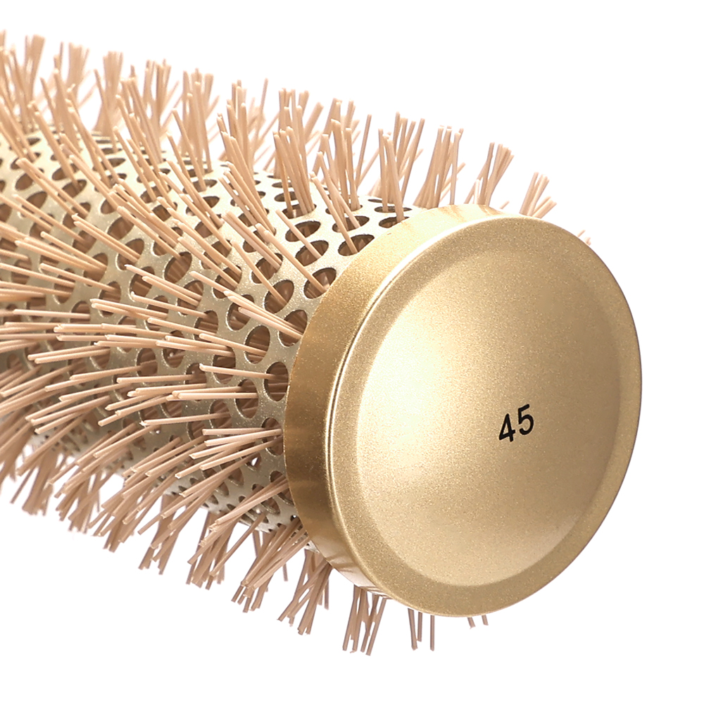 Manufacturer Professional Modeling Hair Brush Aluminum Comb Tube Shape Curling Hair Comb