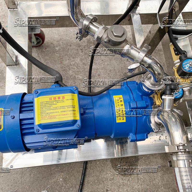 Guangzhou 200L Stainless Steel Vacuum Homogenizing Emulsifying Mixing Machine 220V Cosmetics Cream Production Core Motor