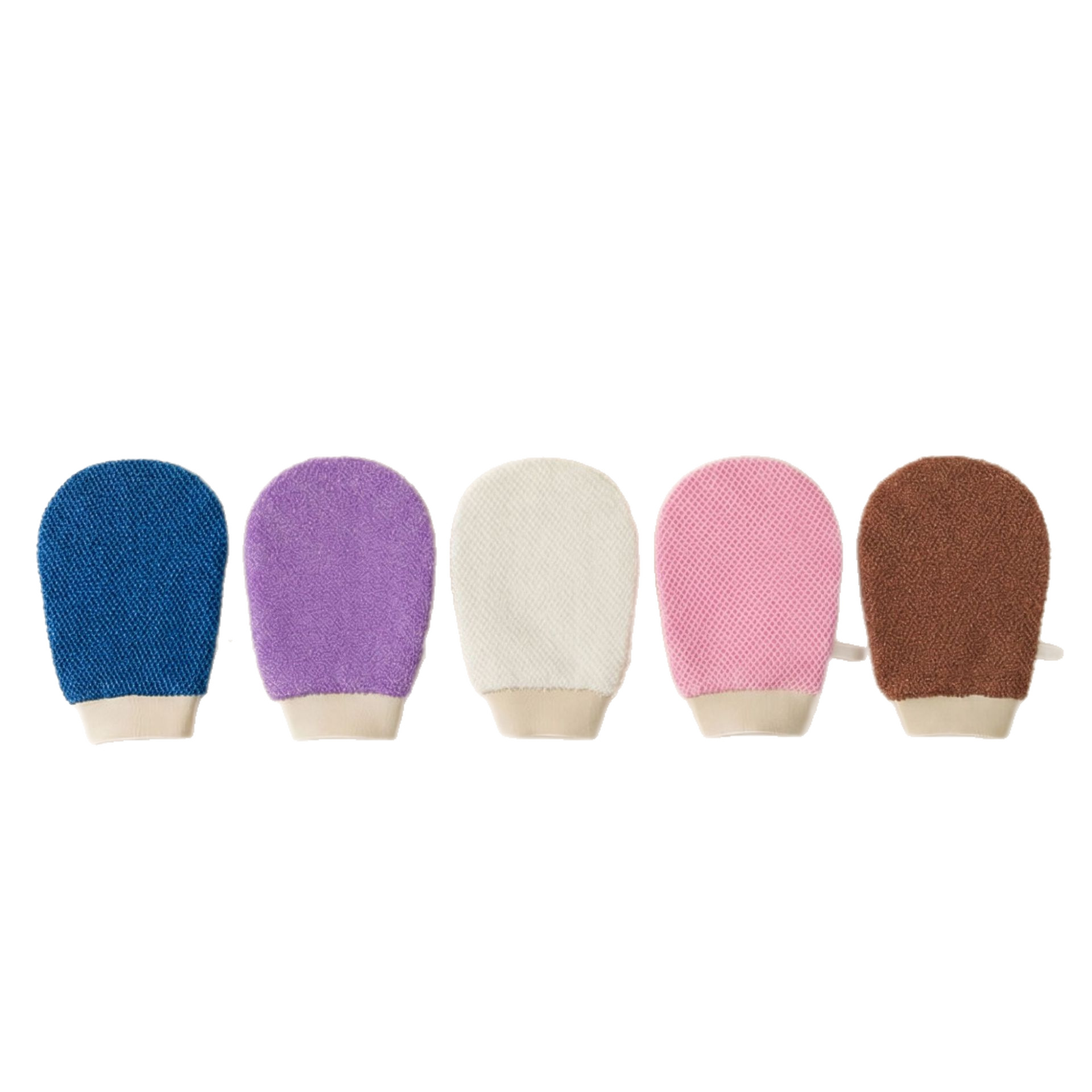 Custom Logo Body Scrubber Shower Handheld Cleaning Skin Brush Nylon Strong Mud Rubbing Gloves For Back Massage Women &amp; Men Use