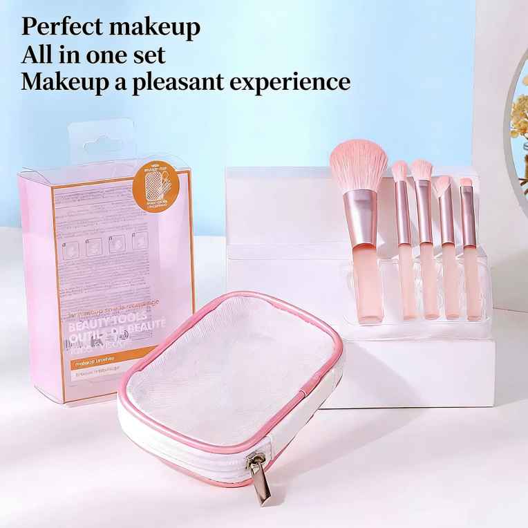 Manufacturer Customized PVC PET Makeup Brush Plastic Packaging Box High Transparent Beauty Tool Plastic Box Packaging with Hook