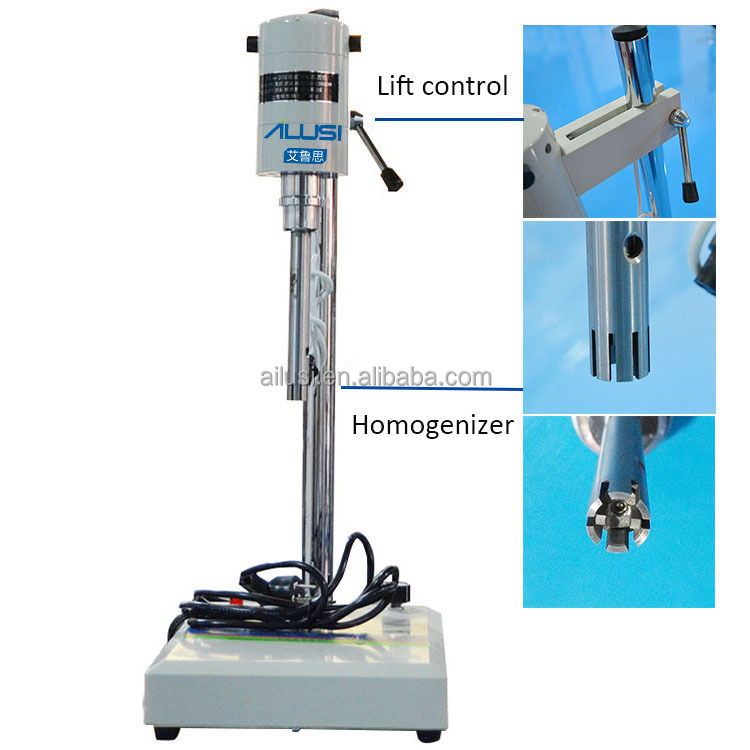 Portable lab homogenizer detailed view