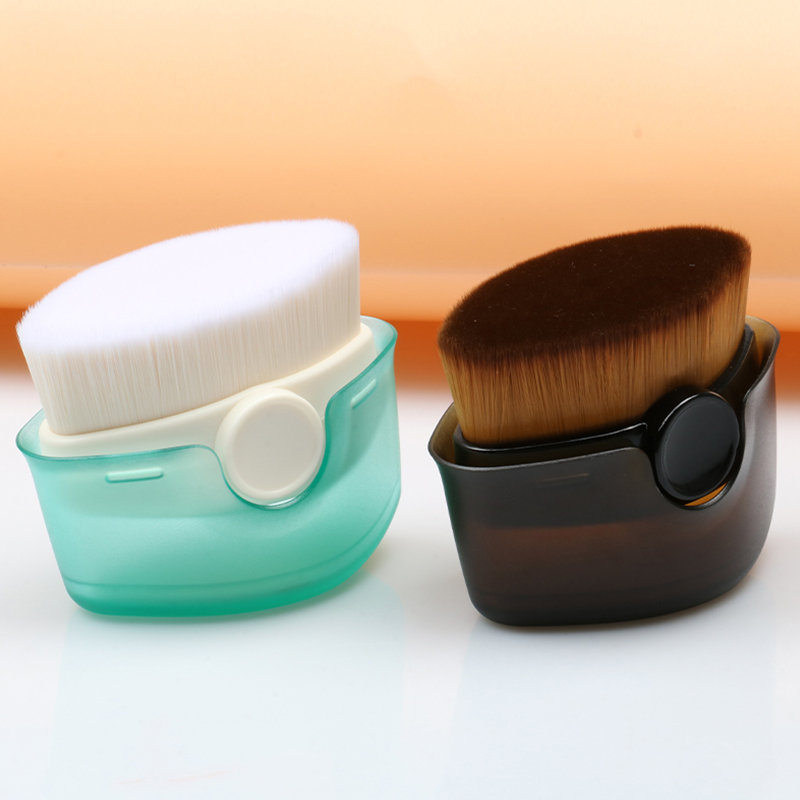 Hot Selling High-End Synthetic Single Makeup Brush Personalized Foundation Eye Shadow Concealer Tool Resin Shaving Brush