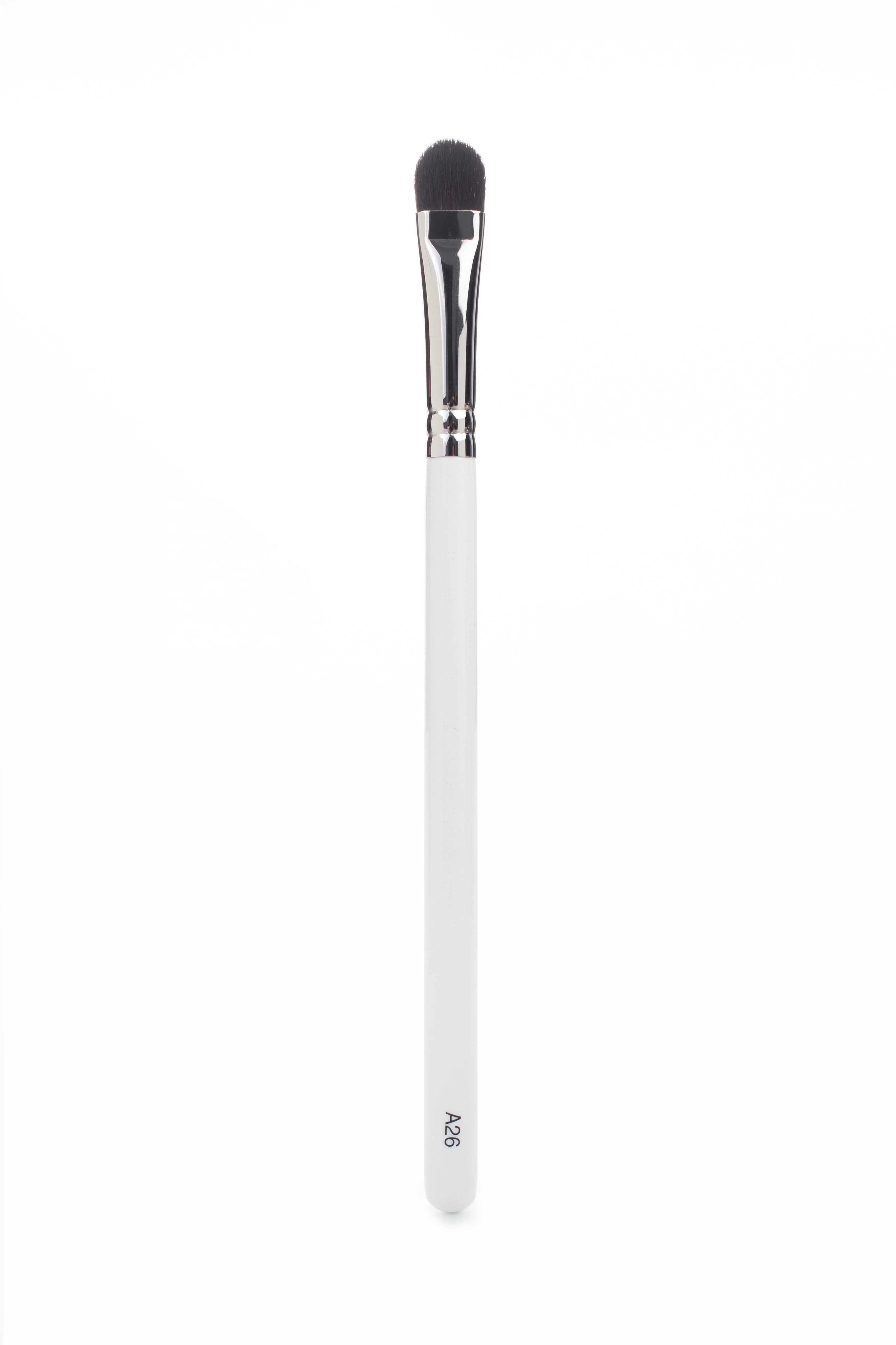 A26 OEM Custom Natural pony Hair Wooden Handle Copper Ferrule Eyeshadow Brush