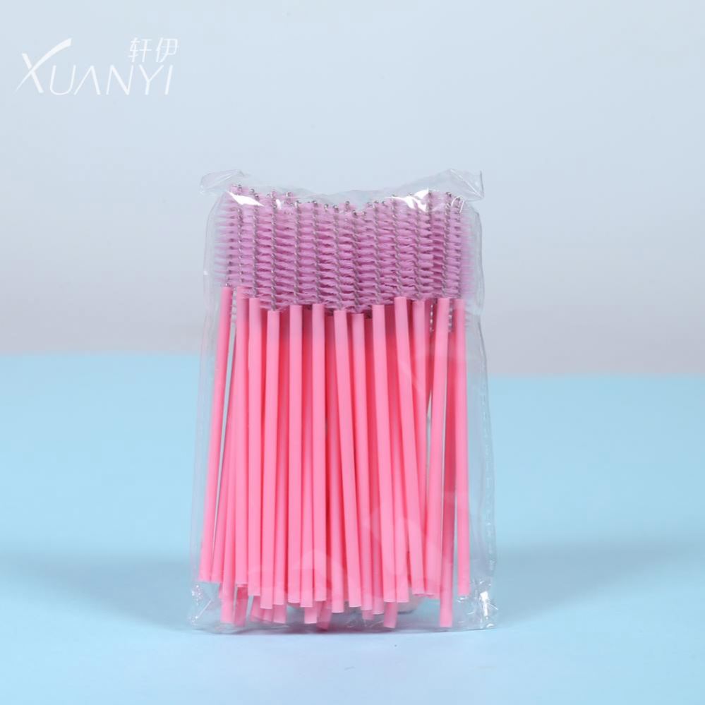 Manufacturer Hollow Applicators Mascara Brush Synthetic Fiber Eyelash Brush
