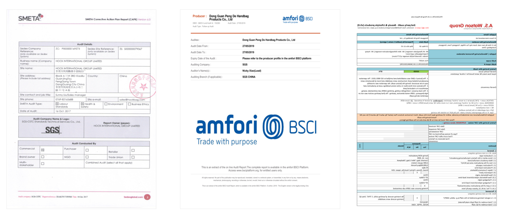 Factory Certificates