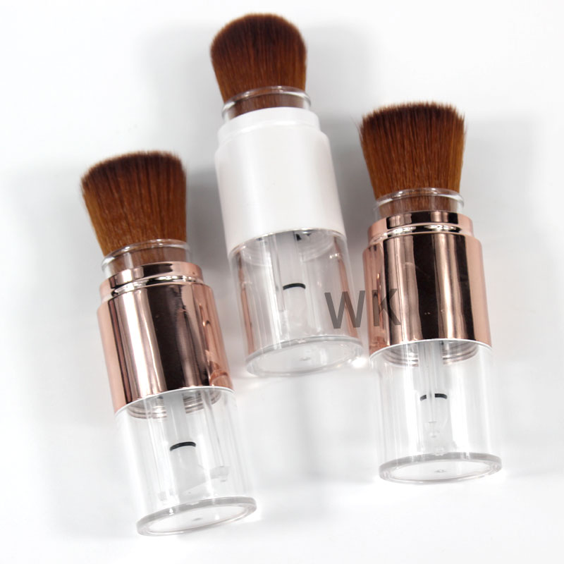 Wholesale Luxurious Empty Loose Powder Container Brush Powder Blusher Brush