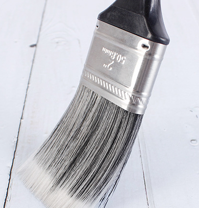 High Quality Industrial DIY Grade Synthetic Fiber Nylon Bristles Wall Paint Brushes 2 Thickened Plastic Handle OEM Customizable
