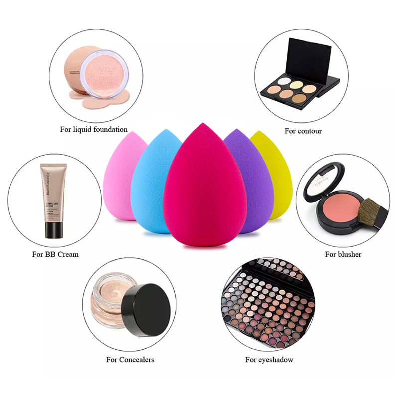 Beauty Personal Care Skin Care Tools Face Care Washable Eco-Friendly Latex Free Beauty Eggs Customizable Colors Makeup Sponge