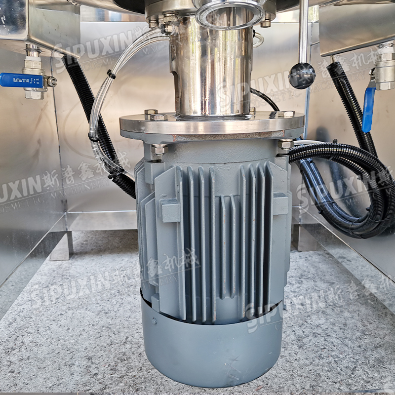 Guangzhou 200L Stainless Steel Vacuum Homogenizing Emulsifying Mixing Machine 220V Cosmetics Cream Production Core Motor