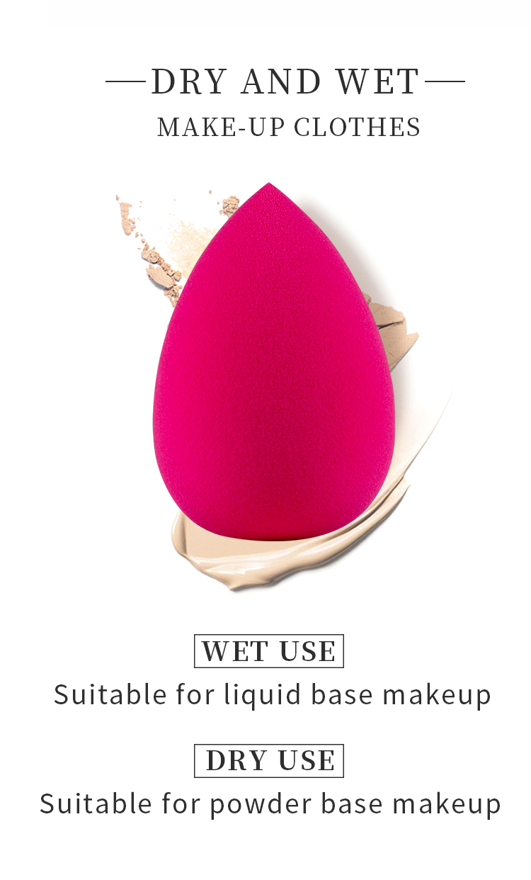 Beauty Personal Care Skin Care Tools Face Care Washable Eco-Friendly Latex Free Beauty Eggs Customizable Colors Makeup Sponge