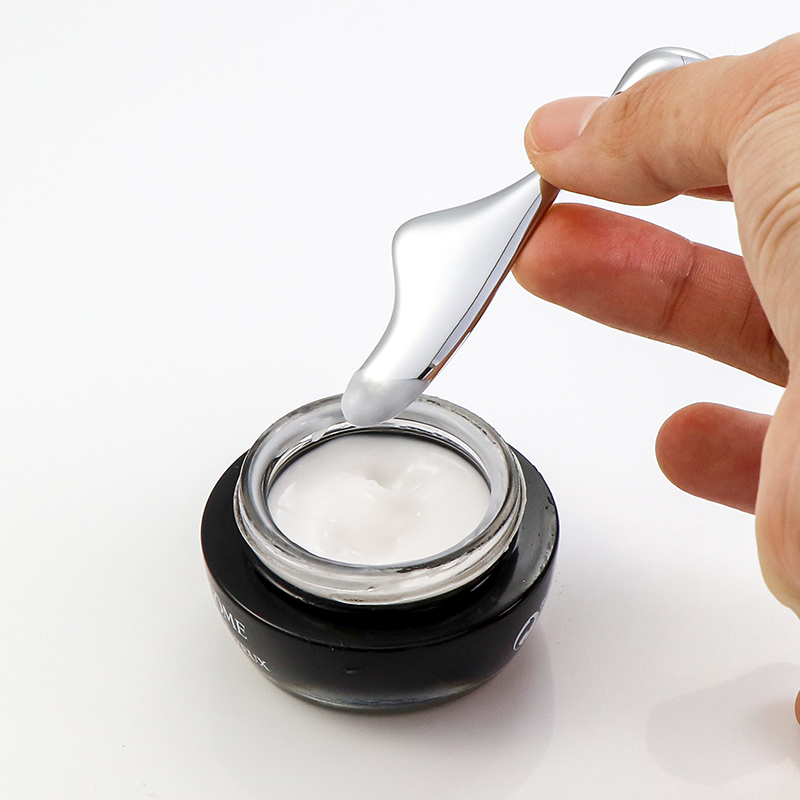 Private Label Zinc Alloy Eye Cream Applicator Facial Massage Tools Face Cream Cosmetic Scoop