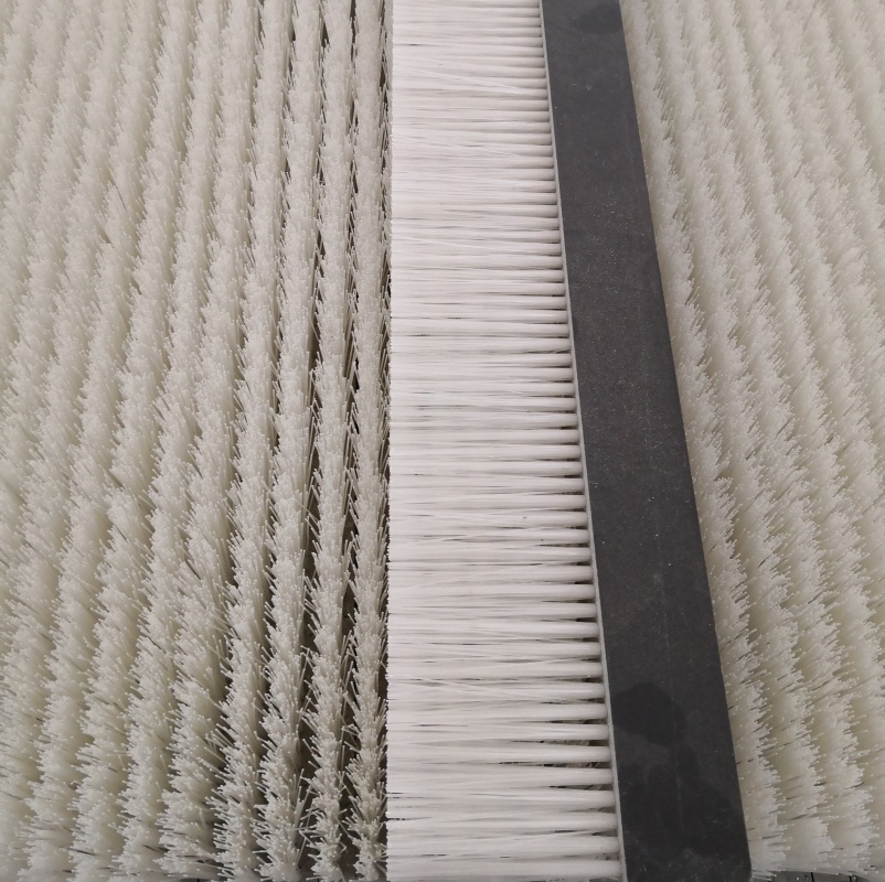 Wholesale Industrial Grade Pvc Nylon Pp Strip Brushes Cleaning Strip Brushes Polishing And Grinding
