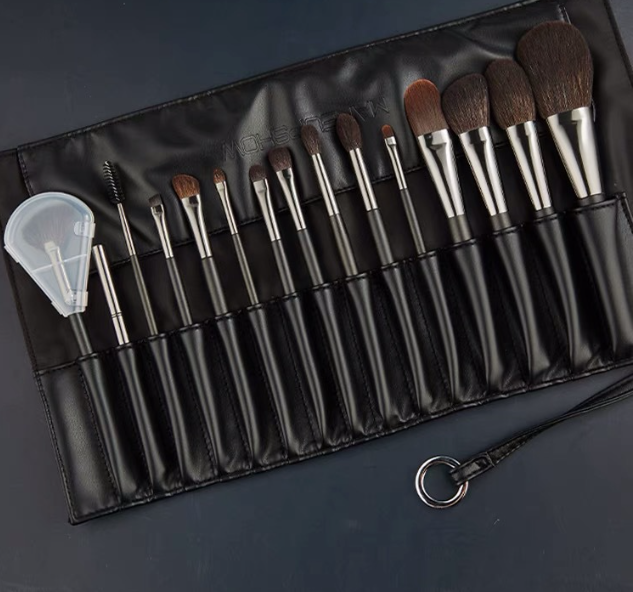 Cosmetic Makeup Brush Factory Luxury Vegan High Quality Wholesale Custom Logo Professional Natural Hair Makeup Brush Set