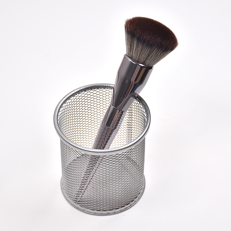 Custom logo Makeup Brush Set Natural Luxury High Quality Black Hair Gray Handle Factory Manufacturer Makeup Brush