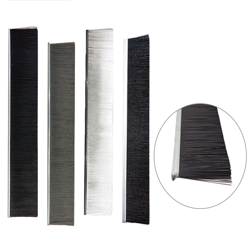 RTS Industrial Nylon Linear Formed Strip Brushes Customizable OEM Product with Bristle Material